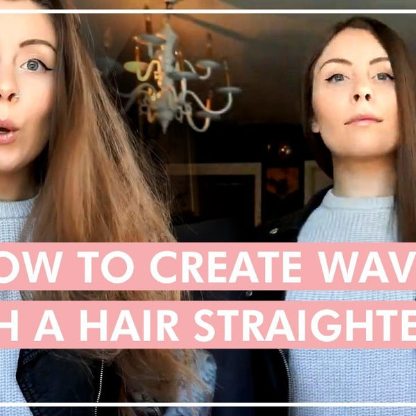 How to Curl Your Hair with a Straightener - Hi Sugarplum!